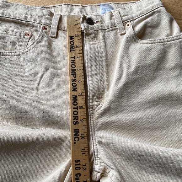 90s Levi shorts red tag size 10 HIGH RISE made in USA - Picture 16 of 16
